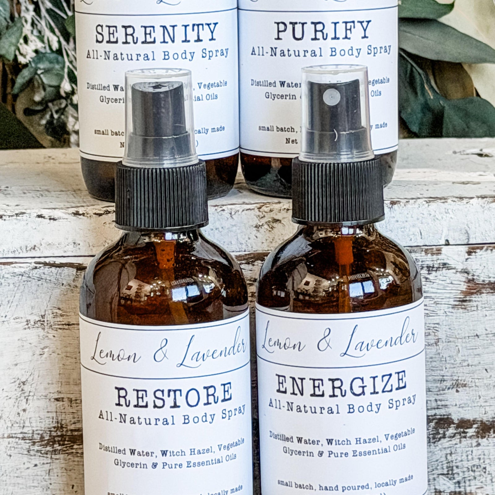 All-Natural Body Spray - Small Batch by Lemon & Lavender