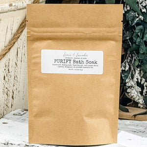 PURIFY Bath Salt Blend - Small Batch by Lemon & Lavender