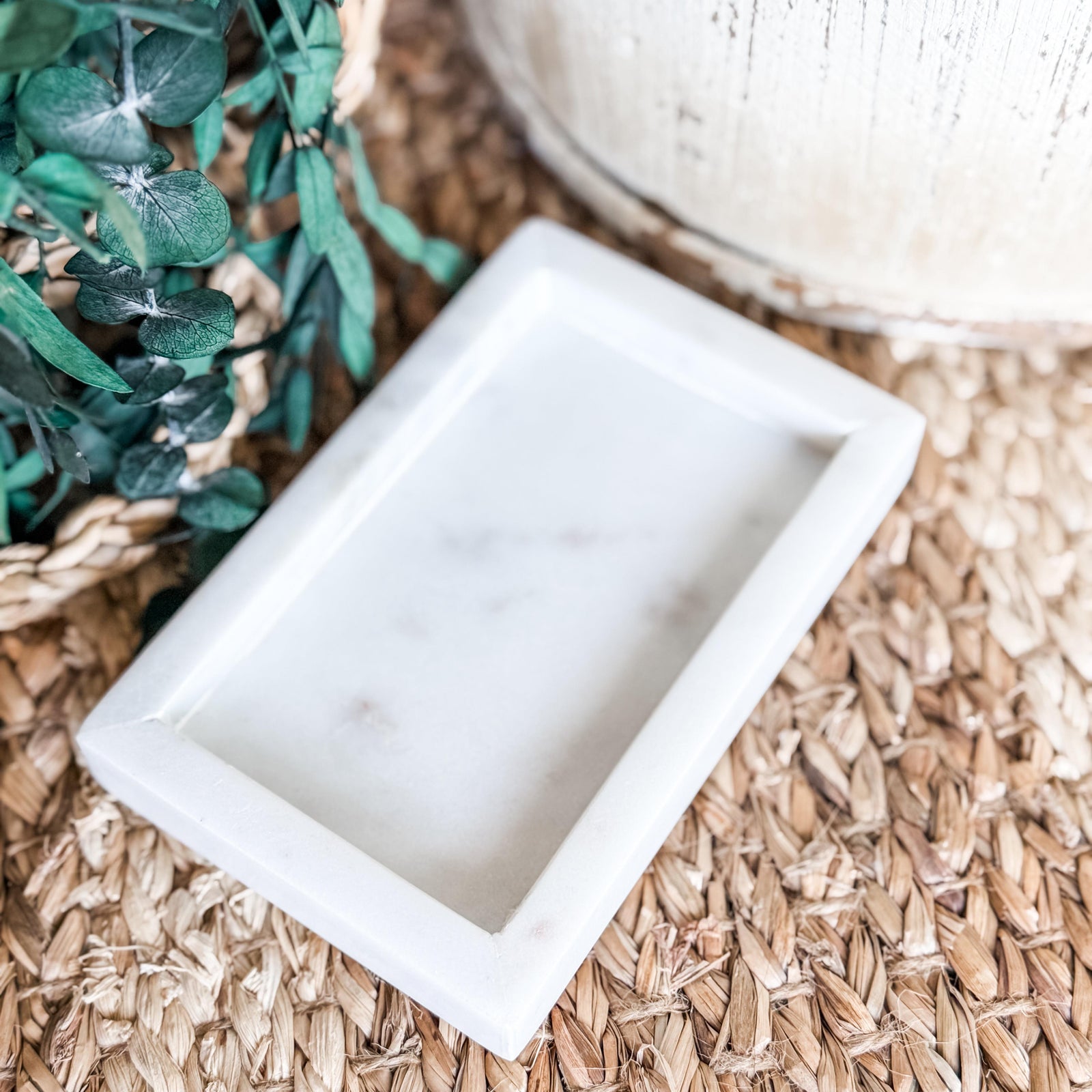 White Marble Soap Dish