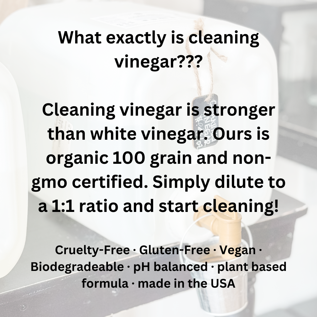 Refill by Ounce- Organic White Vinegar - 100 grain - Lemon & Lavender