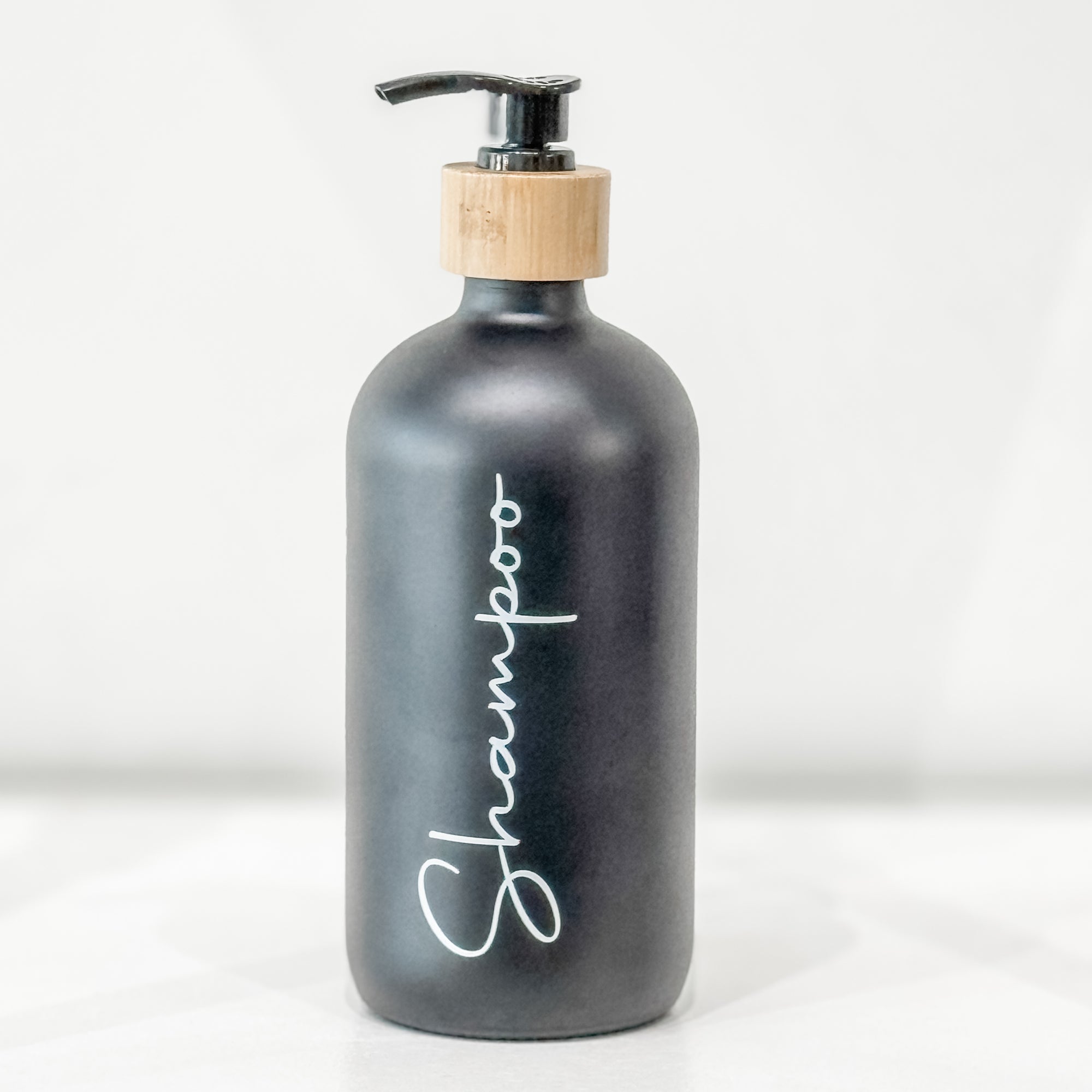 Refillable Glass Shampoo Bottles - Lemon & Lavender