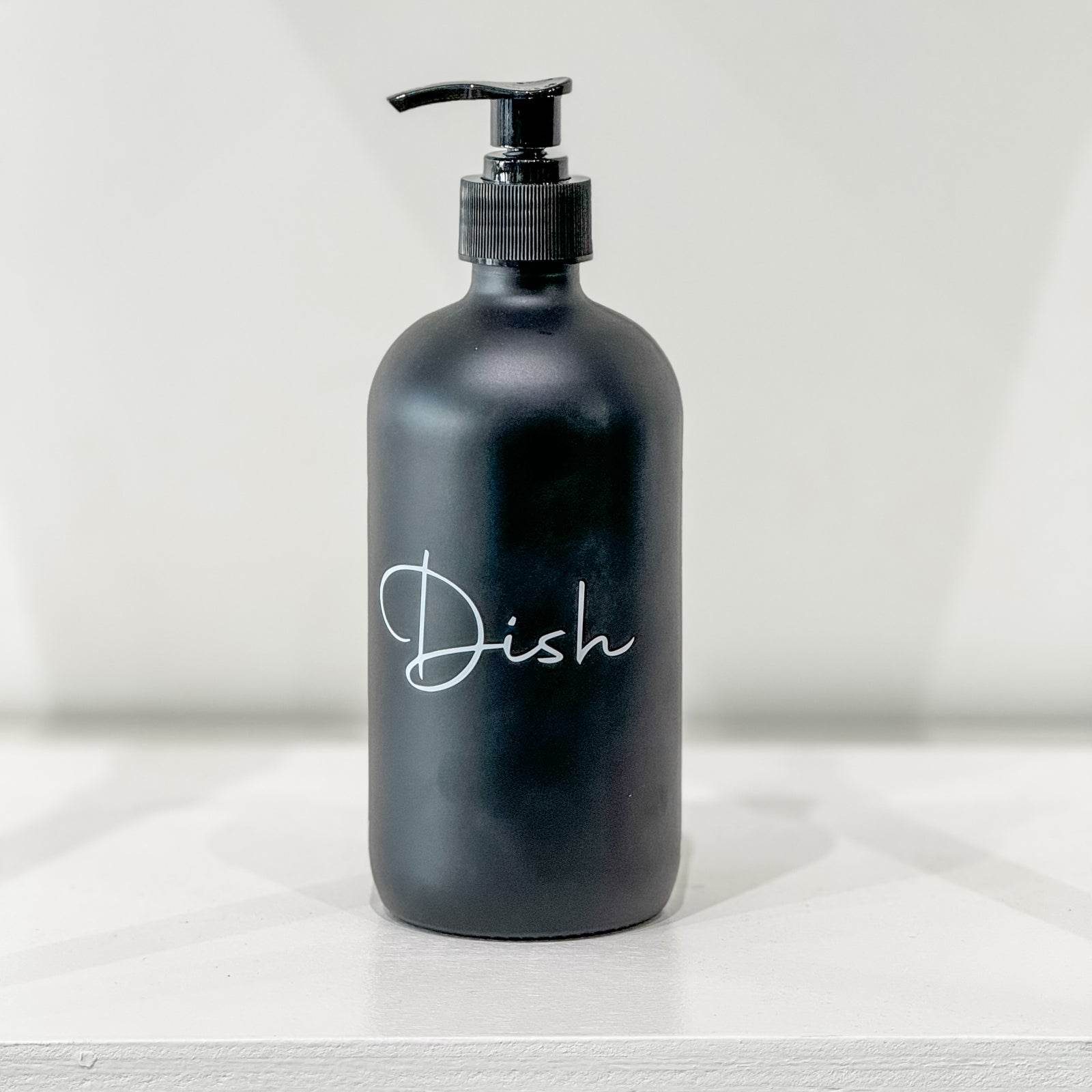 Refillable Glass Dish Soap Containers - Lemon & Lavender