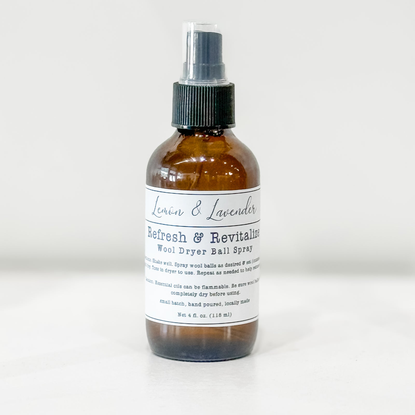 All Natural Wool Dryer Ball Spray - Lemon & Lavender
