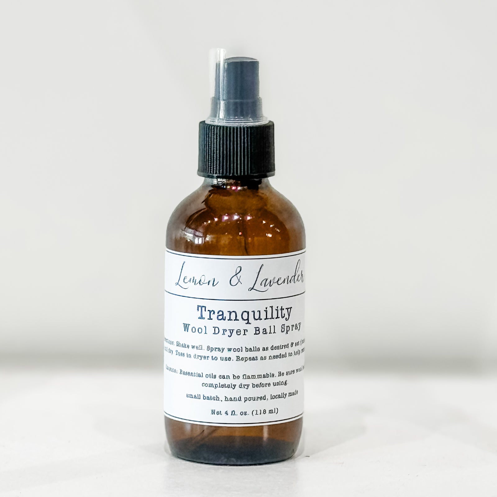 All Natural Wool Dryer Ball Spray - Lemon & Lavender