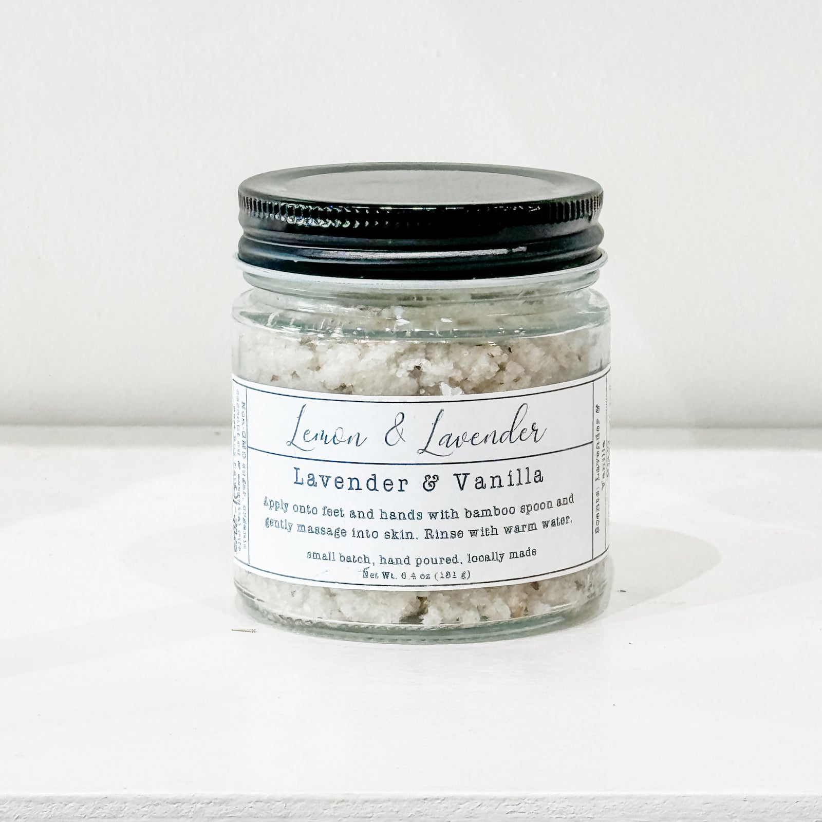 8 oz. Lavender & Vanilla Sugar Scrub - Small Batch by Lemon & Lavender - Lemon & Lavender