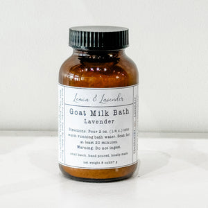 Goat Milk Bath Soak - Small Batch by Lemon & Lavender - Lemon & Lavender