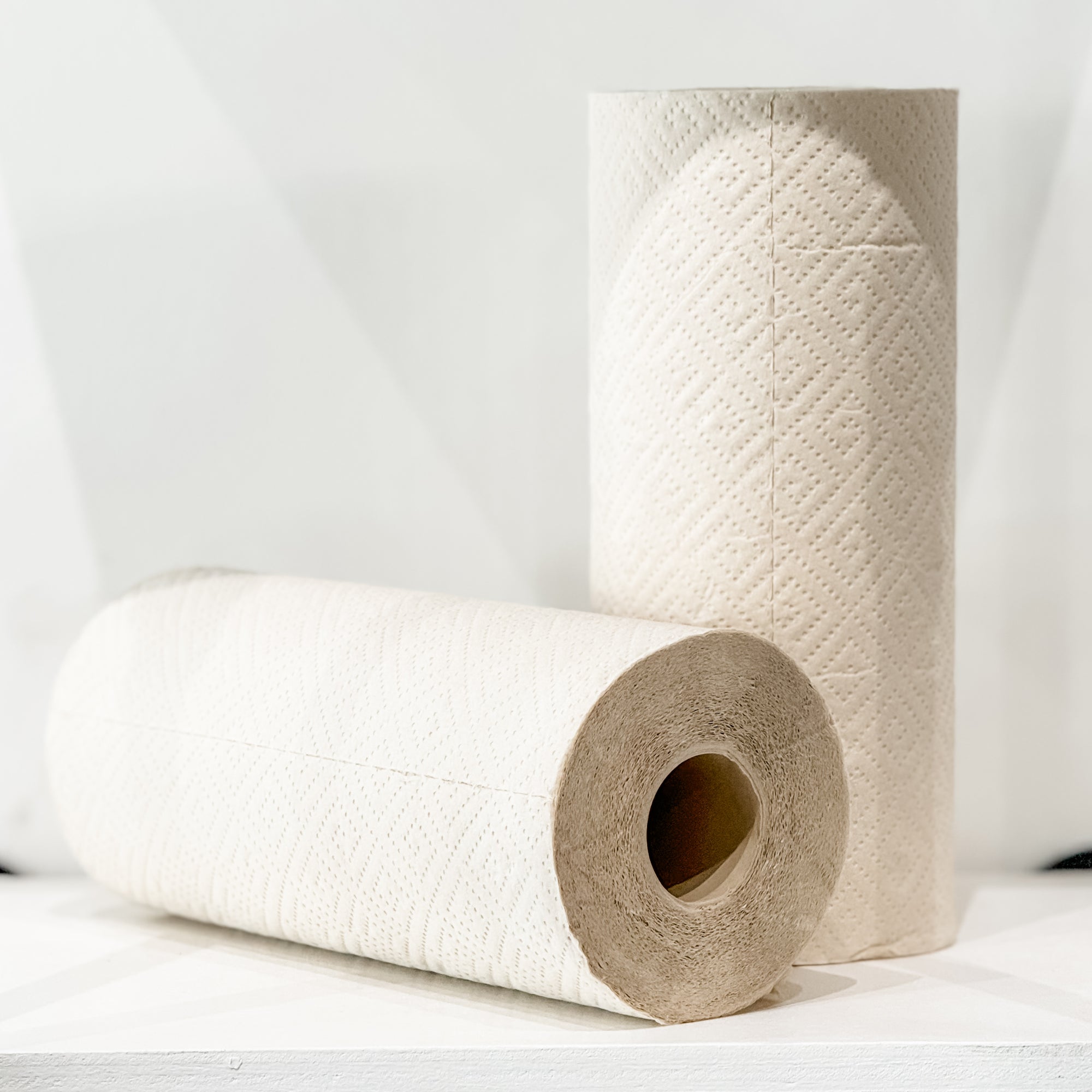 Unbleached Paper Towels | PFA-Free | Natural Brown Bamboo - Lemon & Lavender