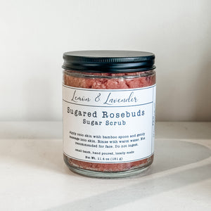 8 oz. Sugared Roses Sugar Scrub - Small Batch by Lemon & Lavender - Lemon & Lavender