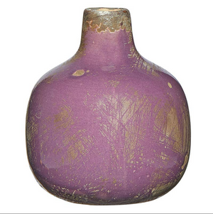 Glazed Ceramic Bud Vase