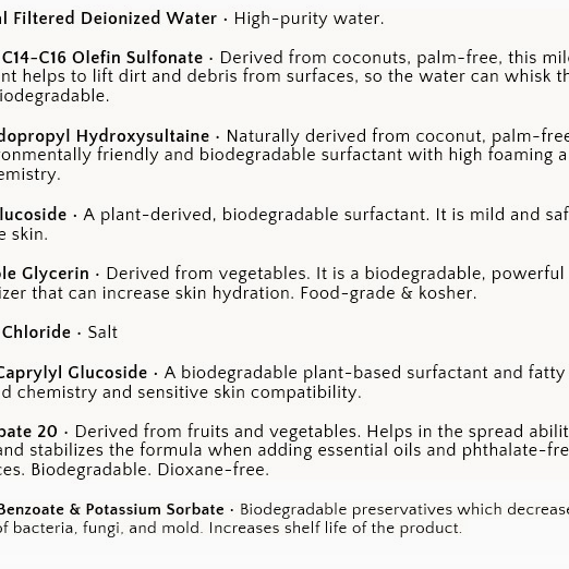 Rustic Strength Grapefruit Dish Soap from the Refillery