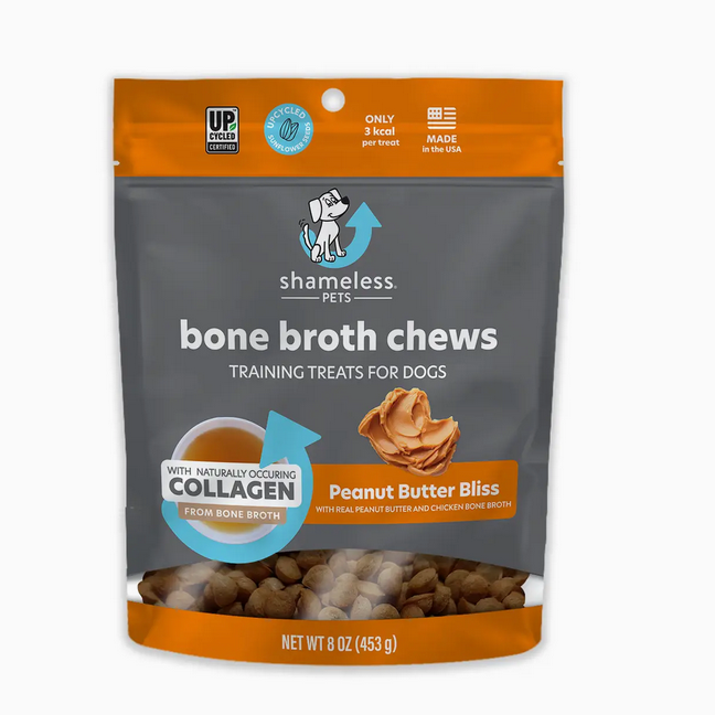 Peanut Butter Bliss Bone Broth Dog Training Treats