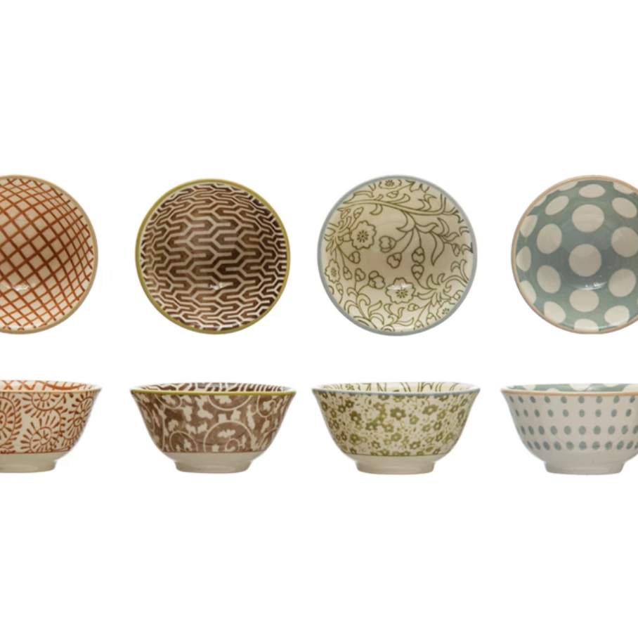 Stoneware Pinch Pot - Multi Color