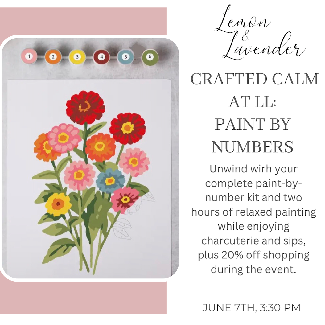 Crafted Calm @ LL - June 7th, 3:30 pm
