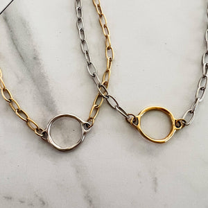 Unity Necklace: Silver Ring