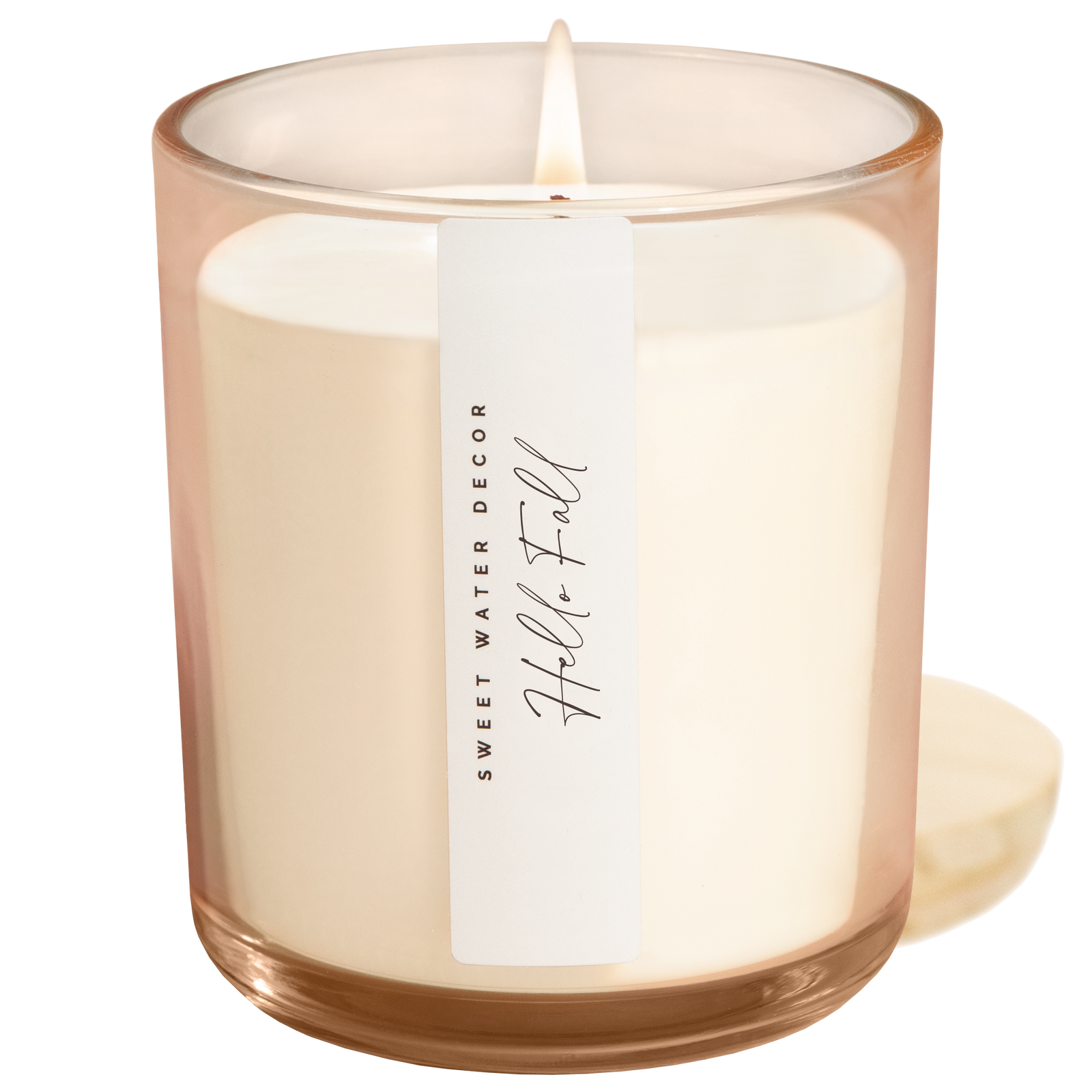 Hello Fall 12 oz Soy Candle - Fall Decor and Gifts