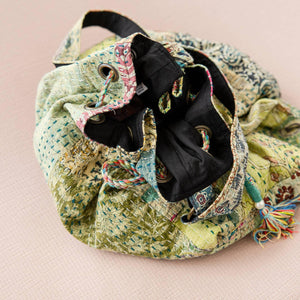 Boho Blooms Bag - Green
