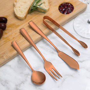 Ironwood Gourmet Copper Charcuterie Utensil Set of 8
