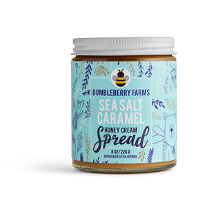Sea Salt Caramel Honey Cream Spread - 8OZ