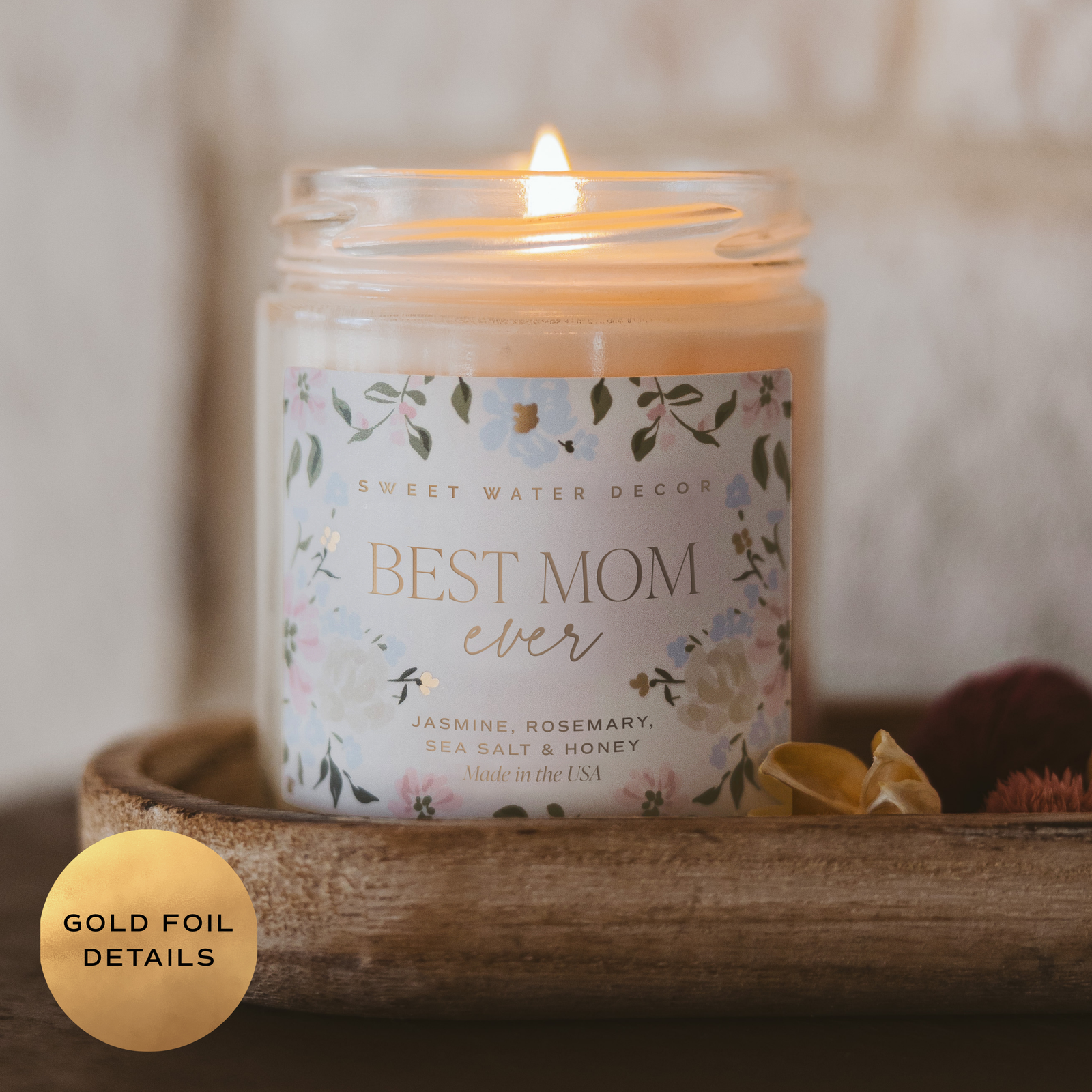 Best Mom Ever 9 oz Soy Candle - Mother's Day Gifts