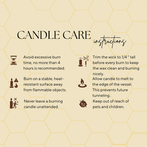 Beeswax Candle: Wood Wick | Hand-poured - 8 oz.