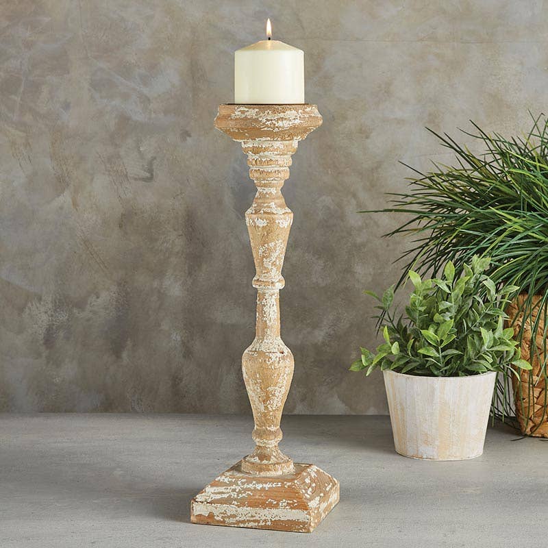 Light Wood Pedestal