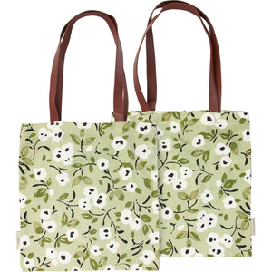 White Poppies Tote