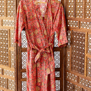 Loverly Block Print Robe