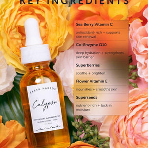 CALYPSO Antioxidant Glow Facial Oil: Sea Vitamin C + CoQ10