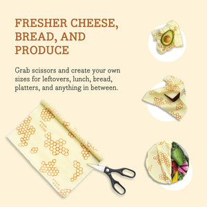 Bees Wax Wrap - Roll - Bakery Lane