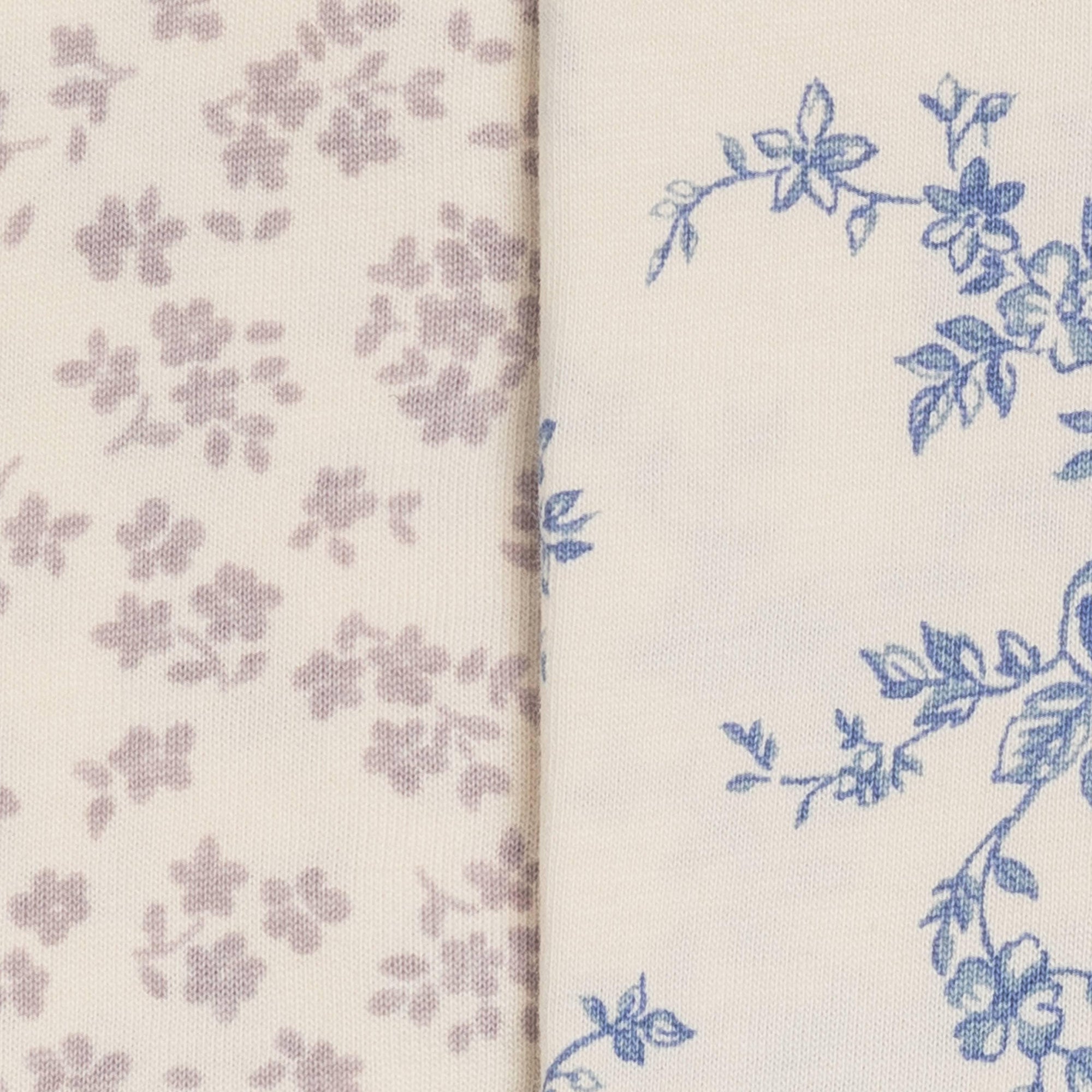 Organic Baby Burp Cloth (2-pack) - Maria + Serena Floral