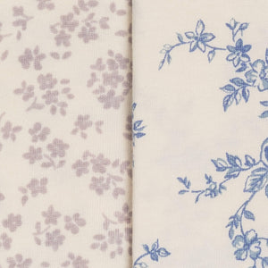 Organic Baby Burp Cloth (2-pack) - Maria + Serena Floral