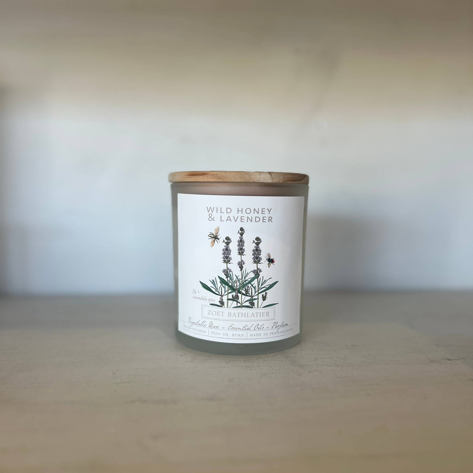 Wild Honey & Lavender Botanical Candle