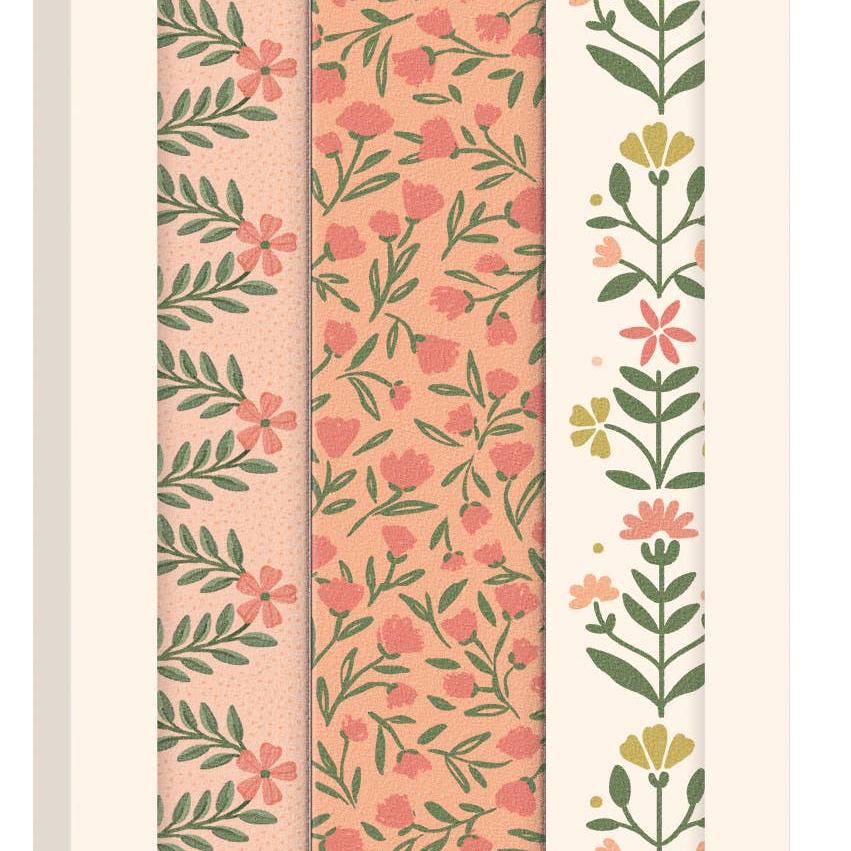 Coral Cream Ditsy Nail File Set