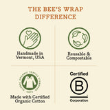 Bee's Wrap - Plant-Based Roll - Meadow Magic Print