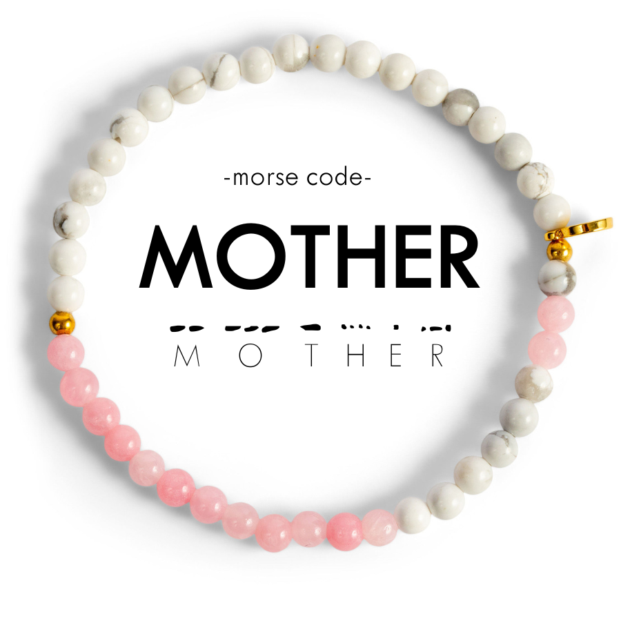 Morse Code Bracelet | MOTHER: Jasper & Marble