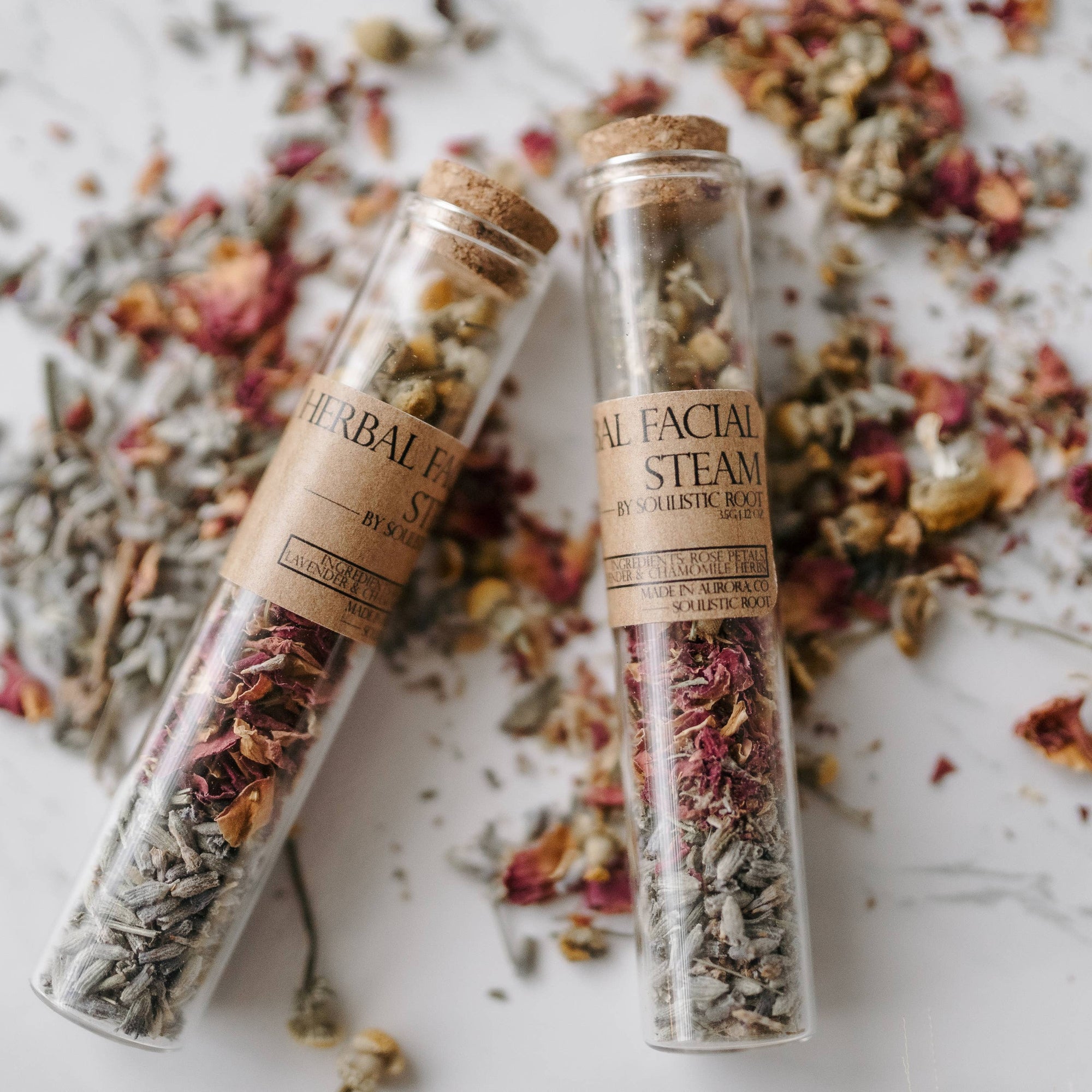 Herbal Facial Steam | Bath Tea with Dried Flowers and Herbs