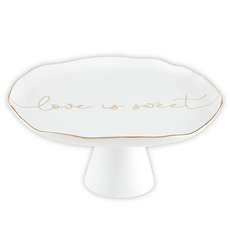 Ceramic Cake Stand - Love Is Sweet