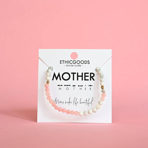 Morse Code Bracelet | MOTHER: Jasper & Marble