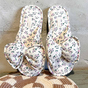 POL Brand floral patterns cozy indoor slippers