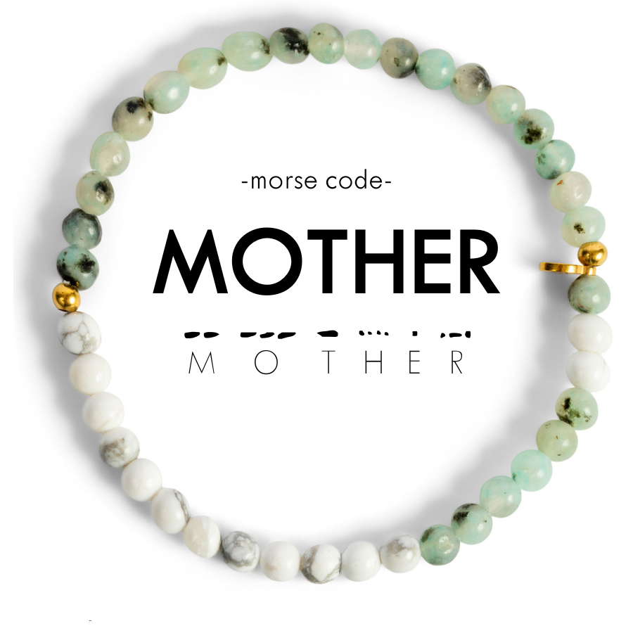 Morse Code Bracelet | MOTHER: Jasper & Marble