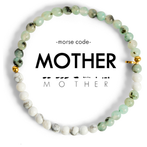 Morse Code Bracelet | MOTHER: Jasper & Marble