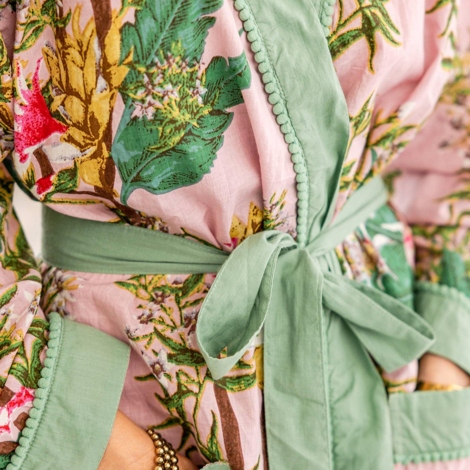 Palm Paradise Cotton Robe