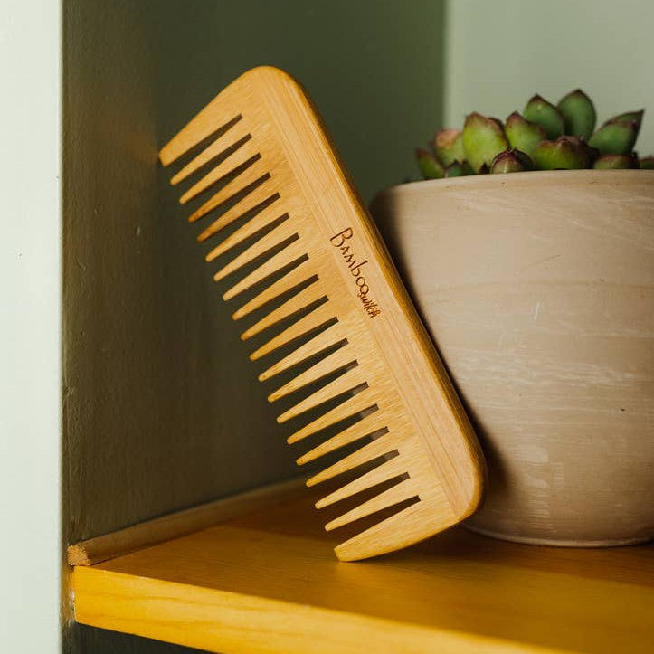 Pointed Bamboo Wide Tooth Comb