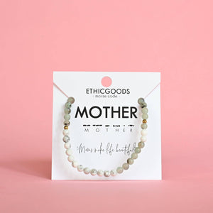 Morse Code Bracelet | MOTHER: Jasper & Marble