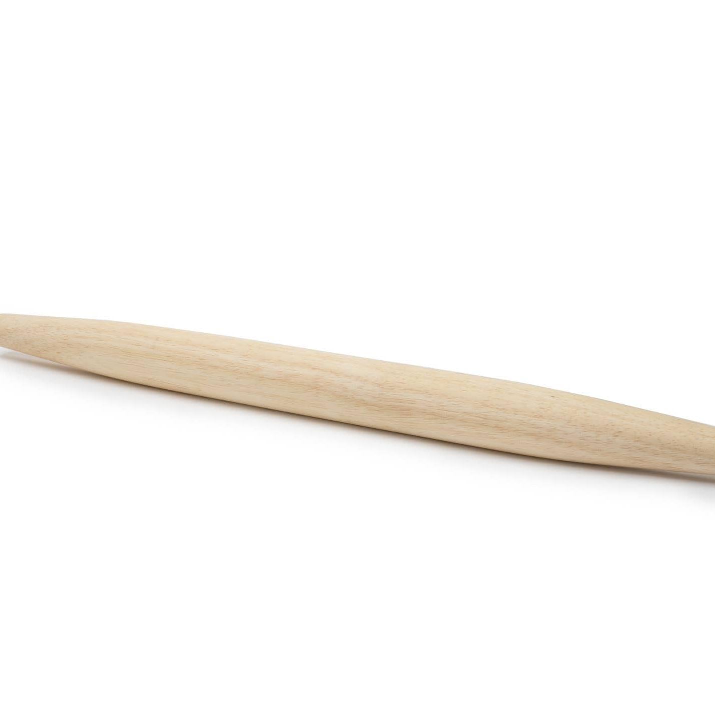 Straight Rolling Pin with Tapered Ends, Wood, 20"