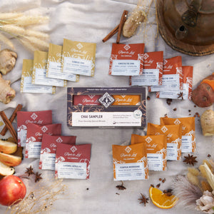 Chai Sampler- Box of 16 Individually Wrapped Tea Bags