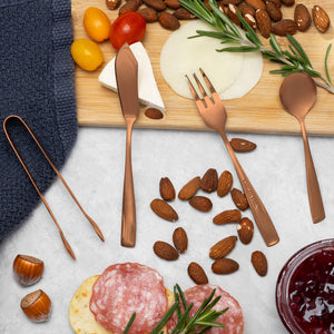 Ironwood Gourmet Copper Charcuterie Utensil Set of 8