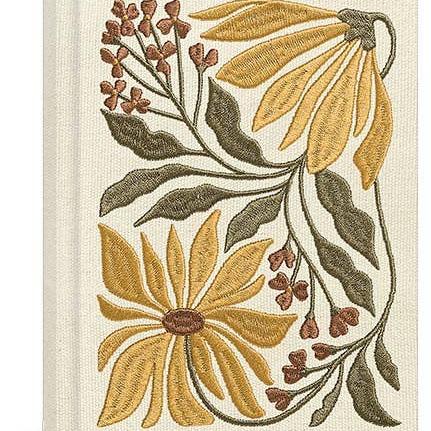 Fabric Journal Flower Market Sunflower