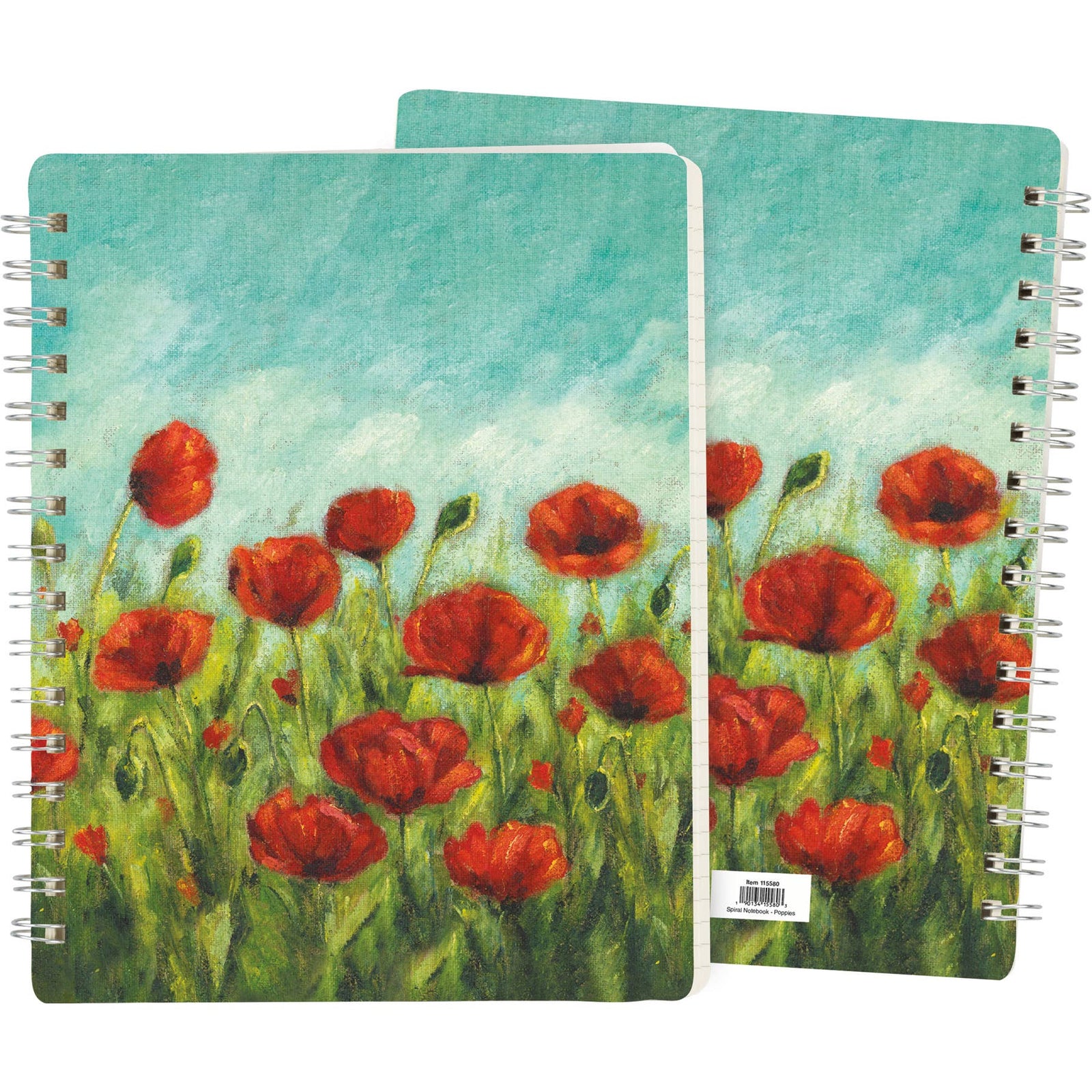Poppies Spiral Notebook