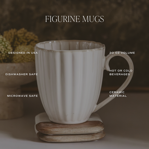 Scalloped Figural Coffee Mug - Home Decor & Gifts